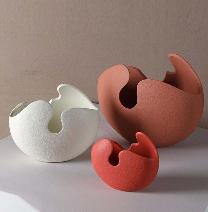 Hani Color Cracked Egg Vases