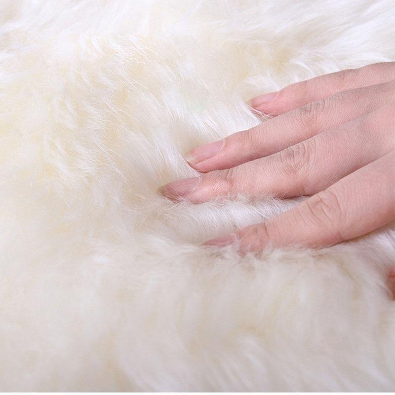 Soft Artificial Sheepskin Chair Cover - LuxVerve