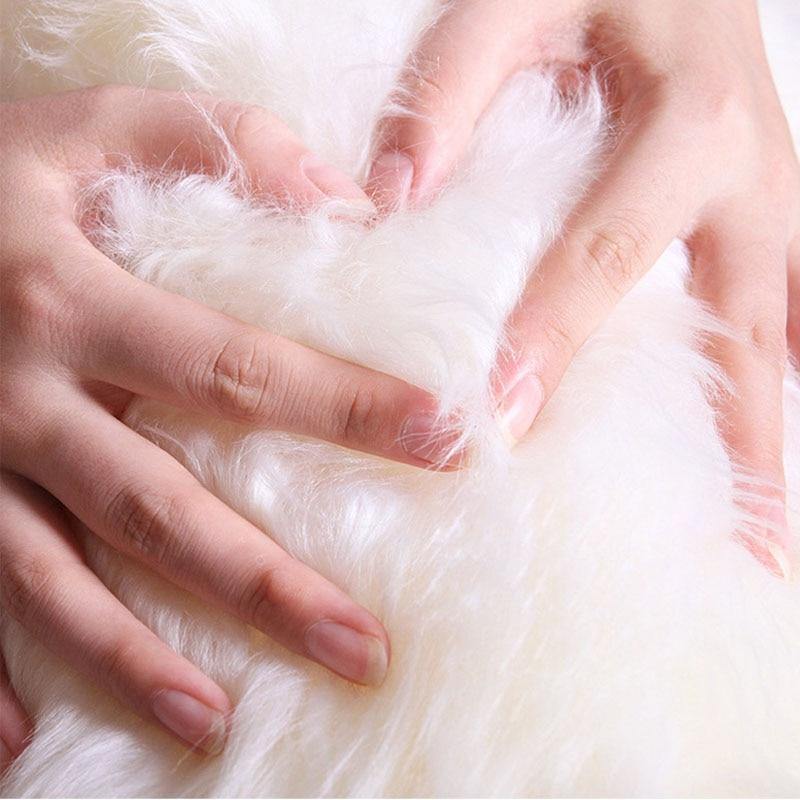 Soft Artificial Sheepskin Chair Cover - LuxVerve