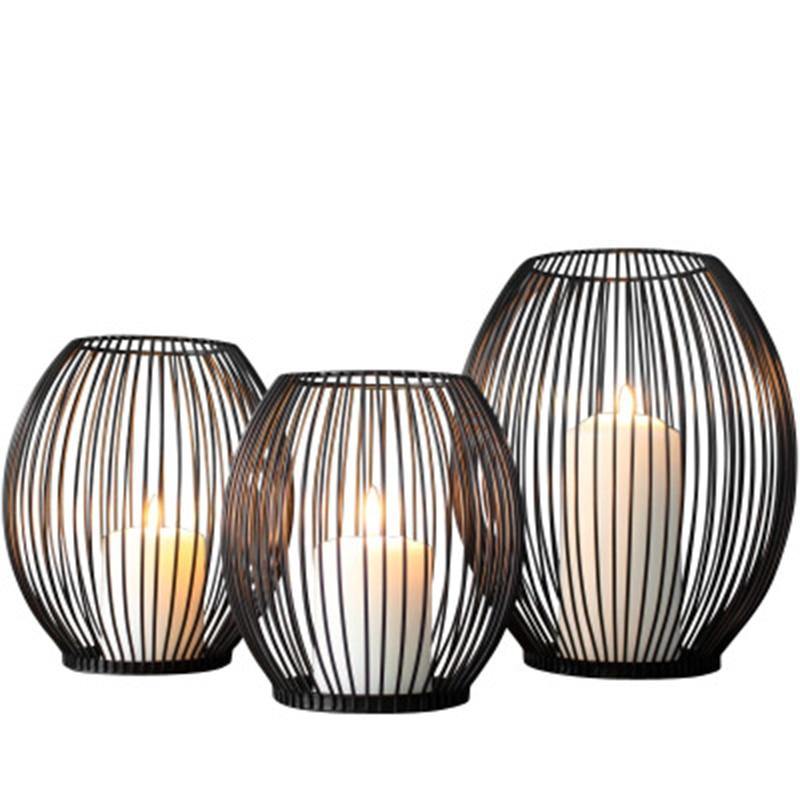 Hollow iron Candle Holder - LuxVerve