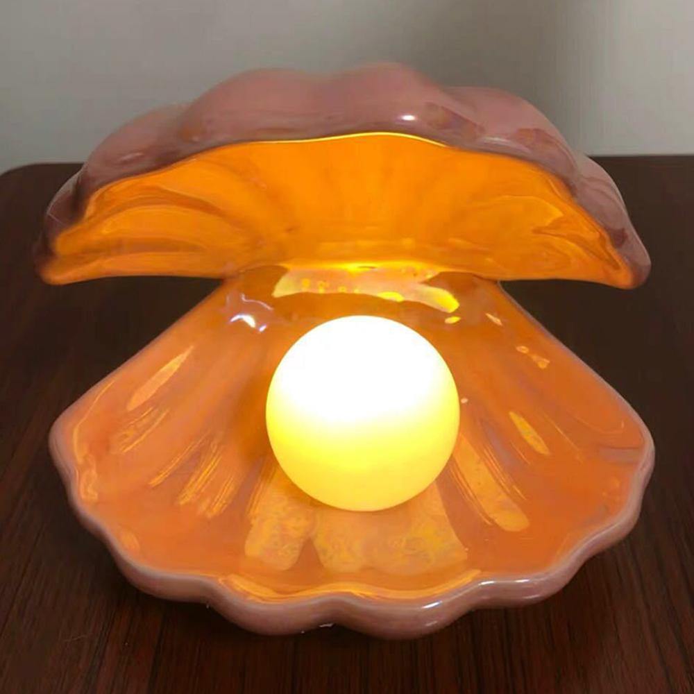 Ceramic Shell Pearl Lamp - LuxVerve