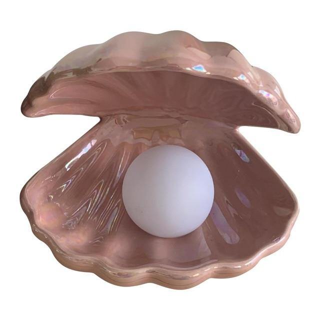 Ceramic Shell Pearl Lamp - LuxVerve