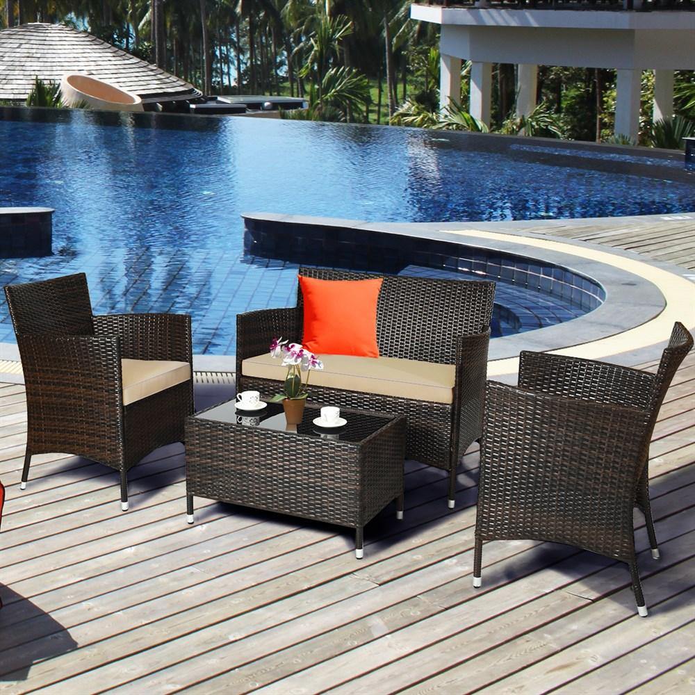 Patio Furniture Set - LuxVerve