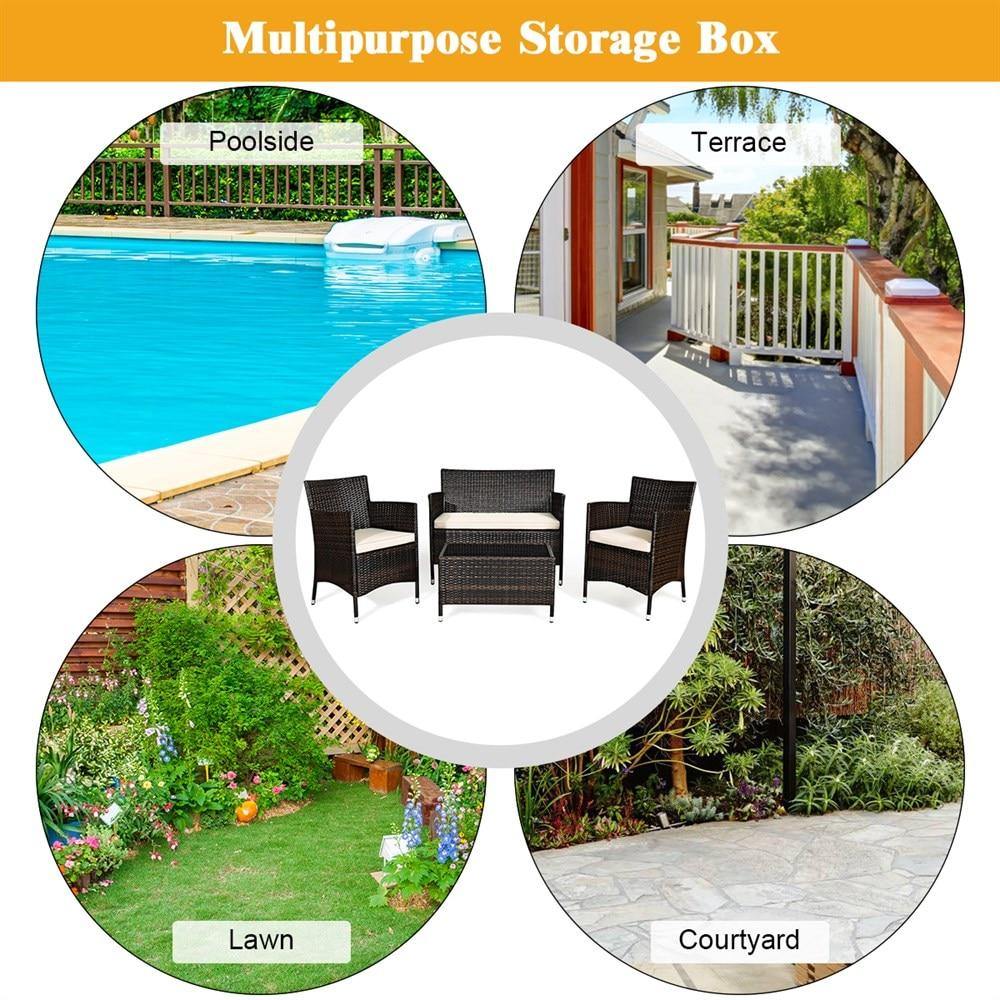 Patio Furniture Set - LuxVerve