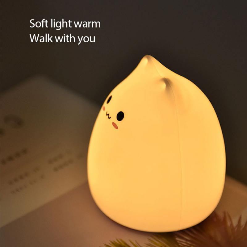 Cartoon Cat Silicone Lamp - LuxVerve