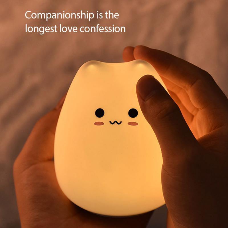 Cartoon Cat Silicone Lamp - LuxVerve