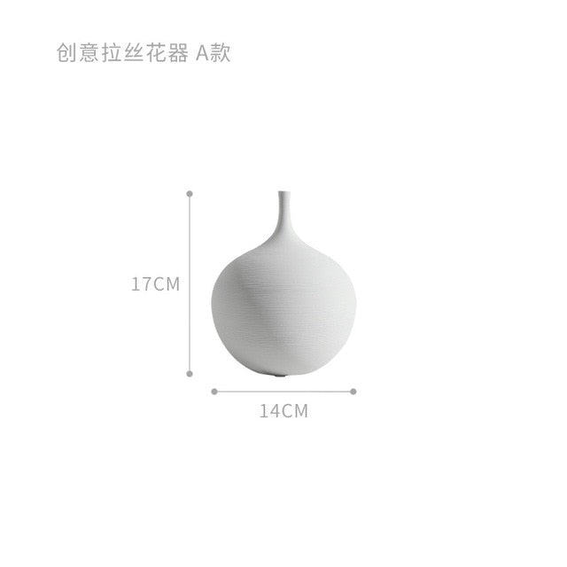 Modern Minimalist Handmade Art Zen Vase