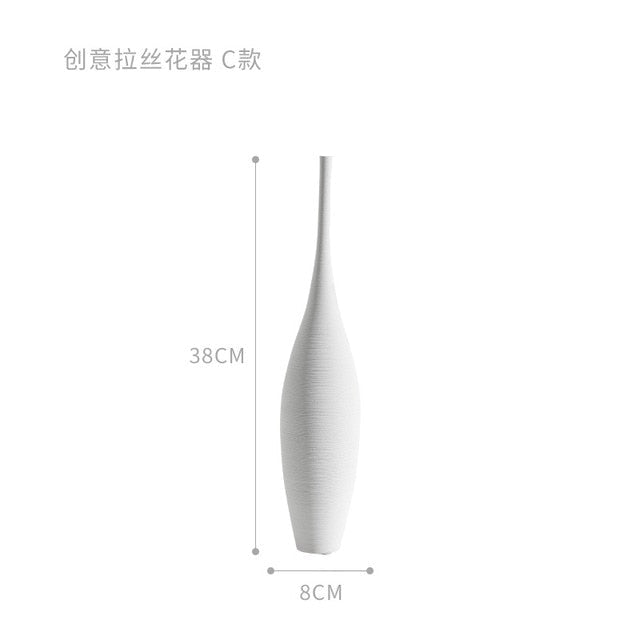 Modern Minimalist Handmade Art Zen Vase