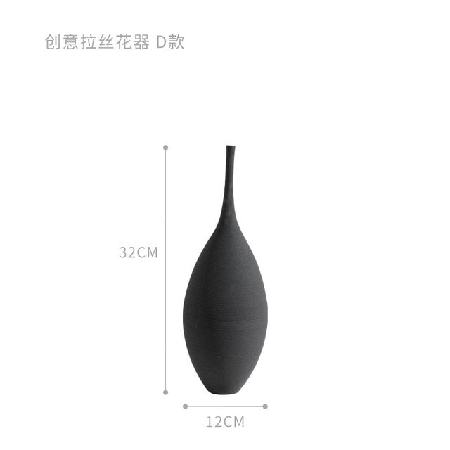 Modern Minimalist Handmade Art Zen Vase