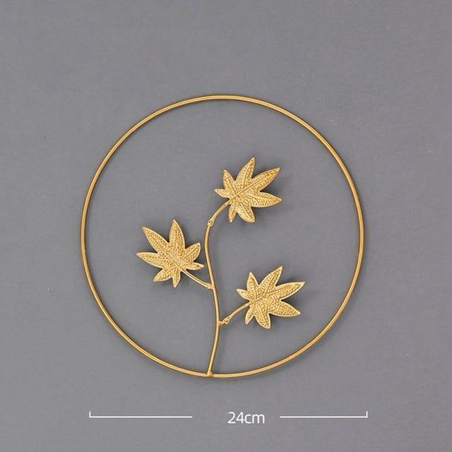 Leaf Shape Iron Art - LuxVerve