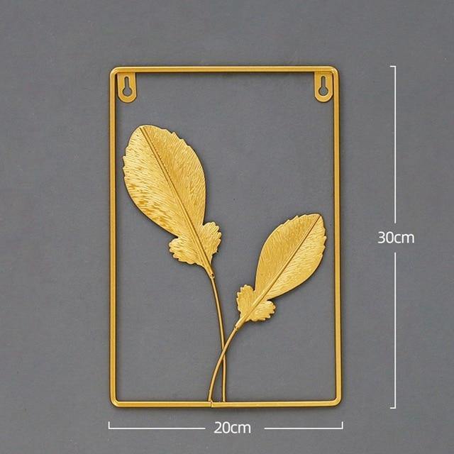 Leaf Shape Iron Art - LuxVerve