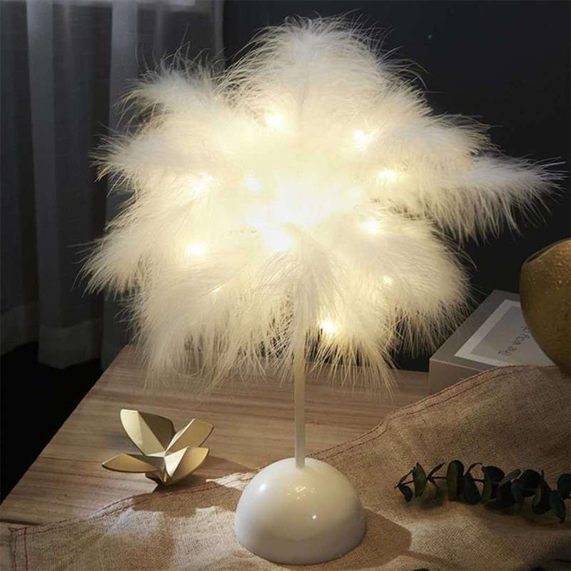 Feather Night Light LED Lamp - LuxVerve