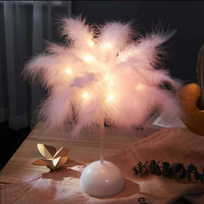 Feather Night Light LED Lamp - LuxVerve
