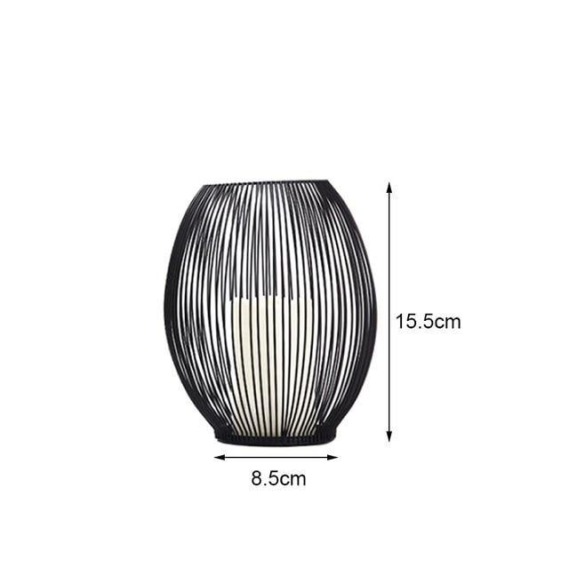 Hollow iron Candle Holder - LuxVerve