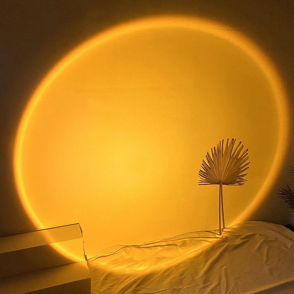 USB Button Rainbow Sunset Projector - LuxVerve