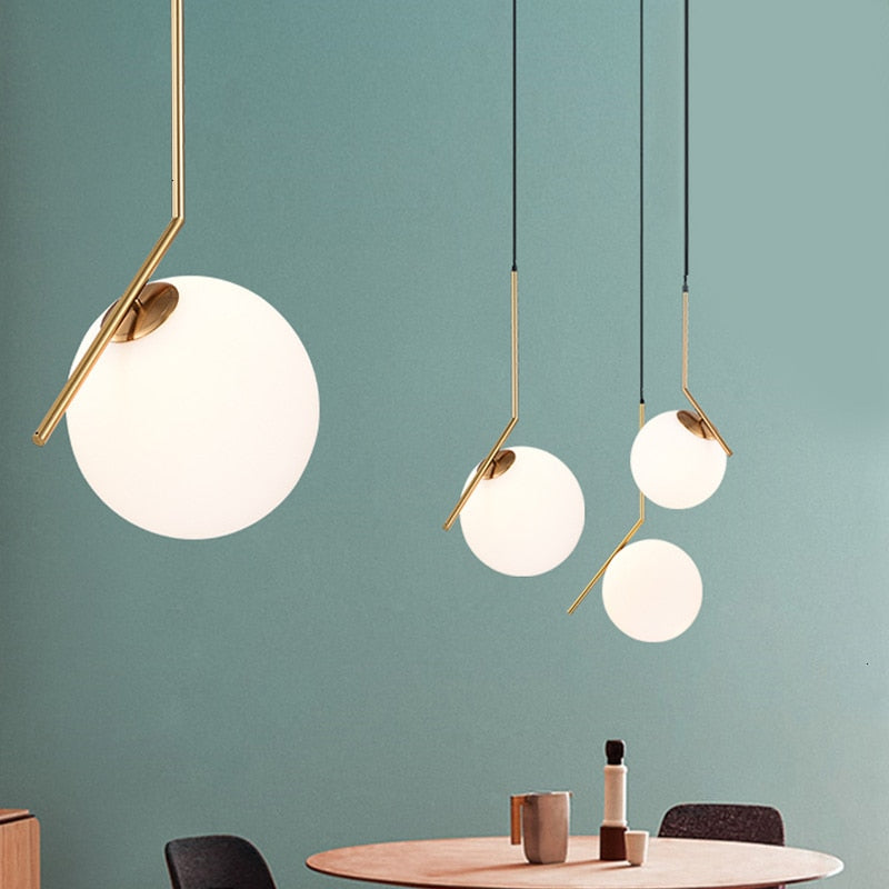 Modern Glass Ball Pendant Lights
