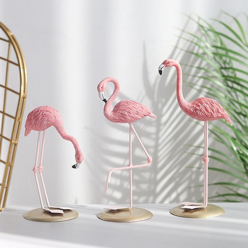 Nordic Style Flamingo Figurine - LuxVerve