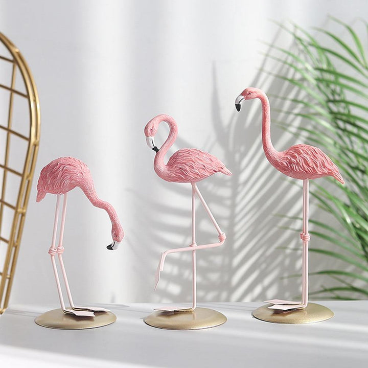 Nordic Style Flamingo Figurine - LuxVerve